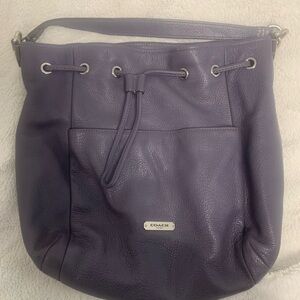 Coach Grey  Leather Shoulder Bag watch video